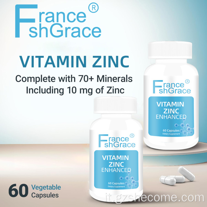 Shecome Vitamin Zinc Enhanced Capsules Supporto immunitario